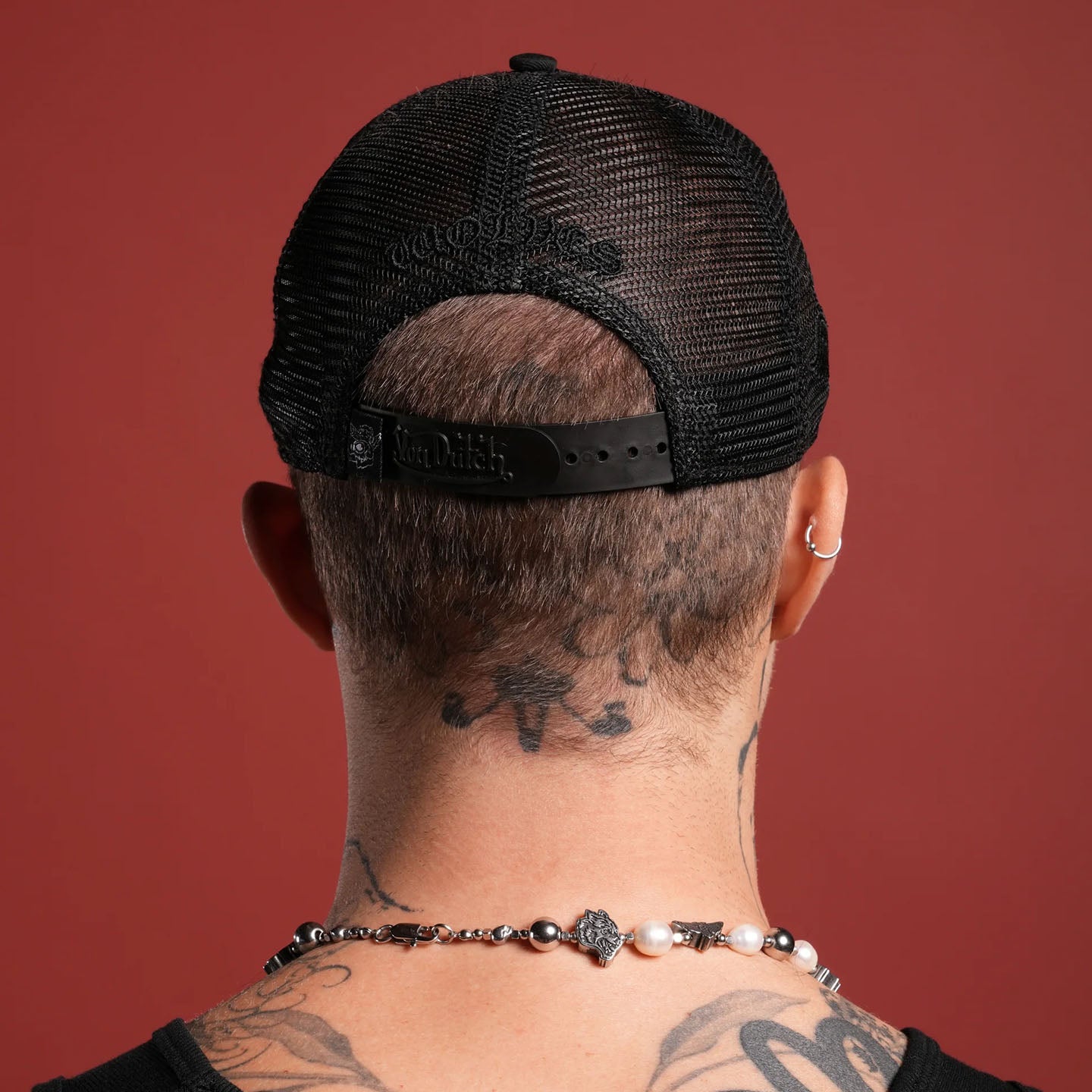 DSVD Wolf Black Trucker Hat
