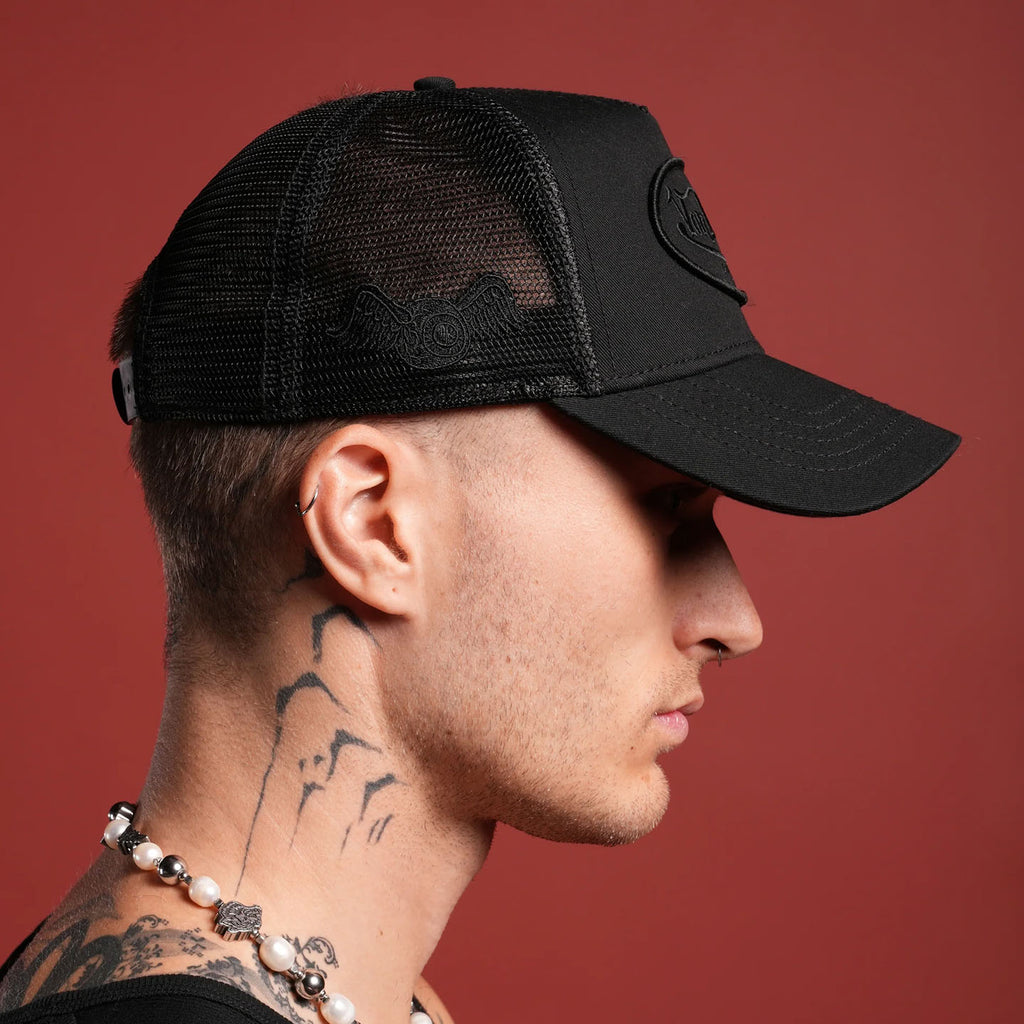 DSVD Wolf Black Trucker Hat