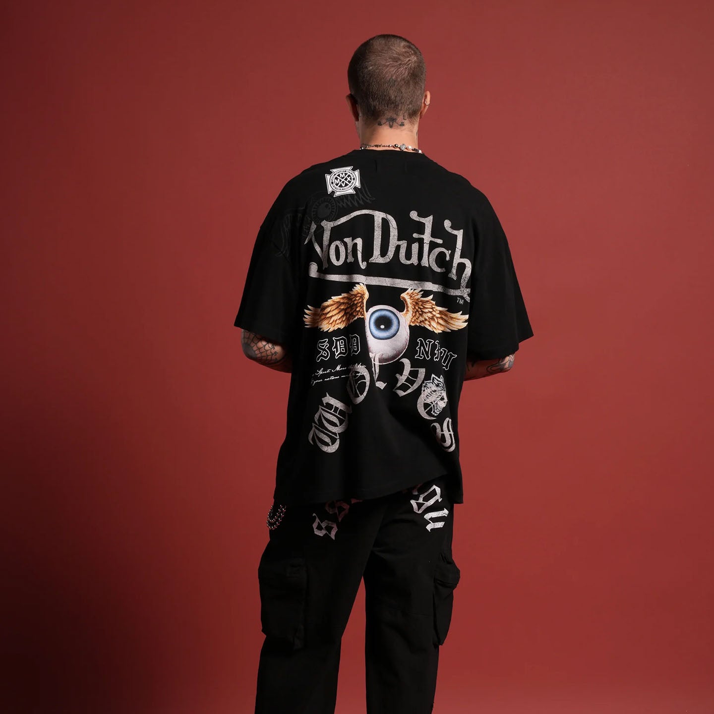 DSVD Wolf NFGU Premium Oversized Black Tee