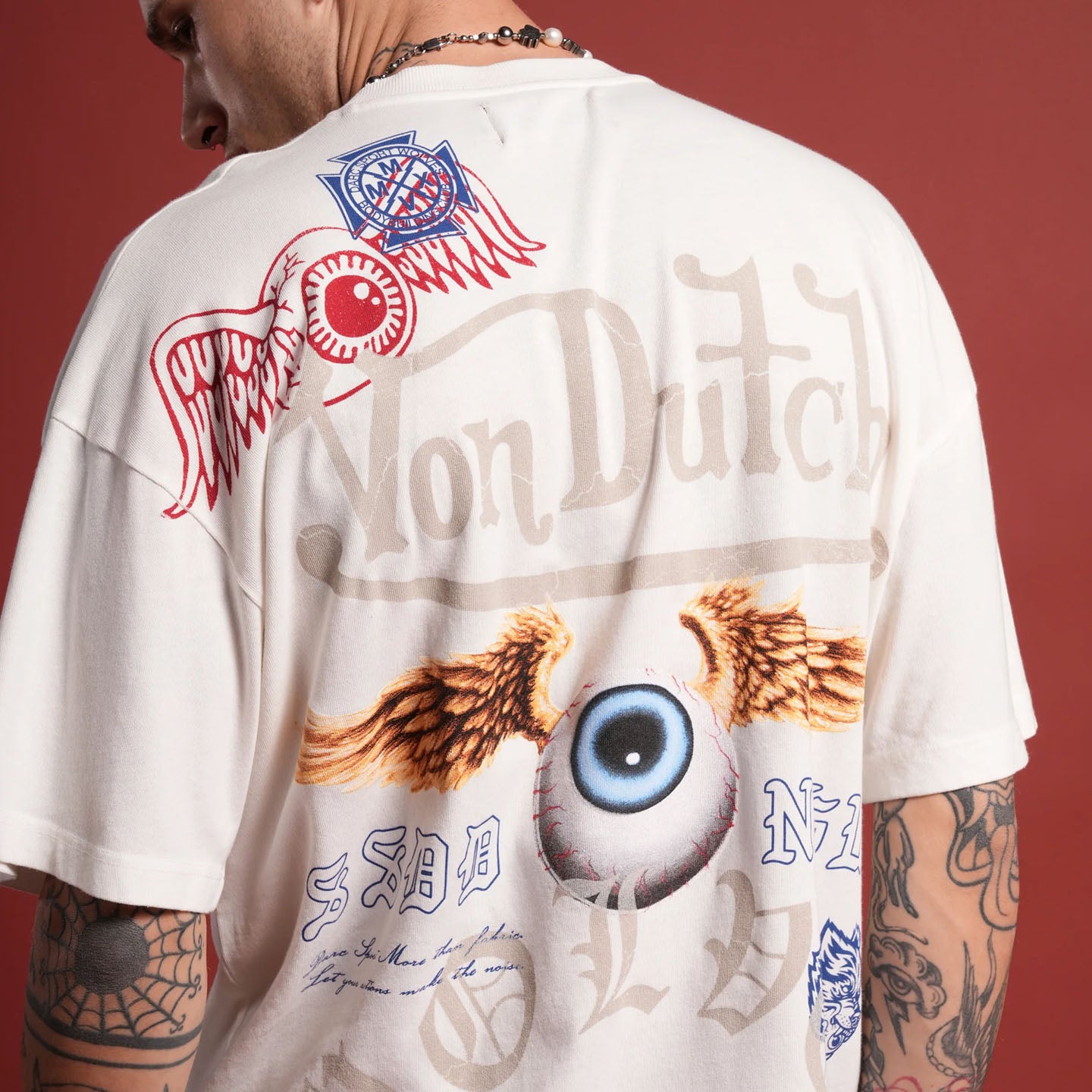 DSVD Wolf NFGU Premium Oversized Off White Tee