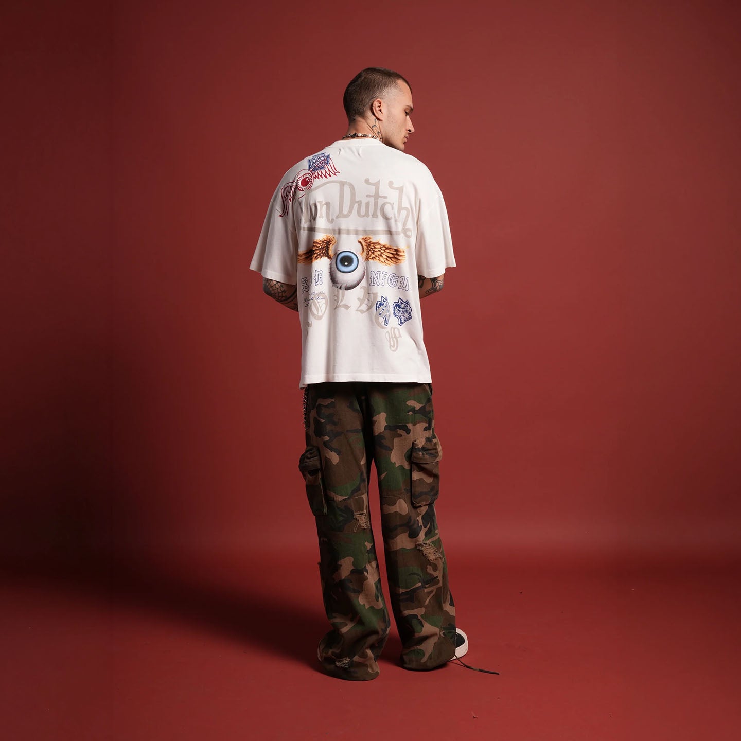 DSVD Wolf NFGU Premium Oversized Off White Tee