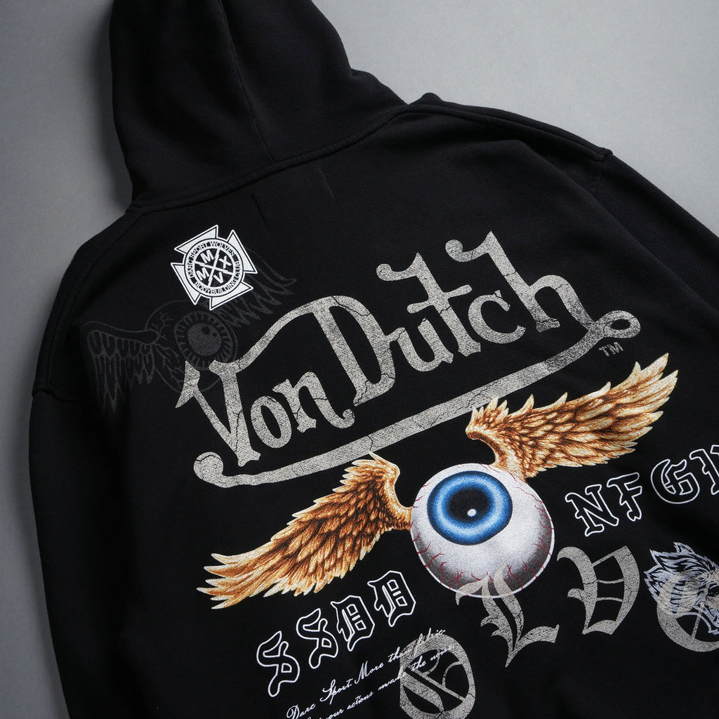 DSVD Wolf NFGU "Pierce" Black Hoodie