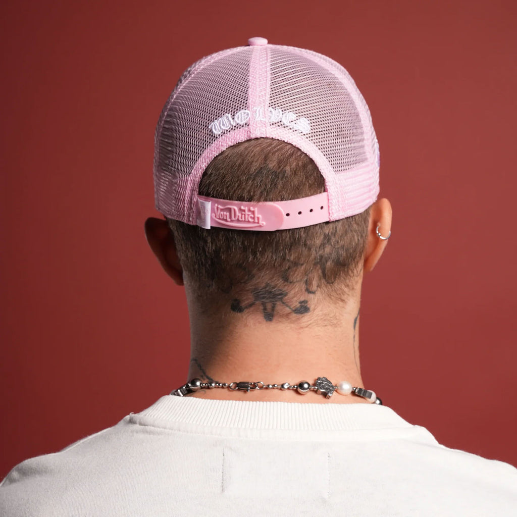 DSVD Wolf Pink White Trucker Hat