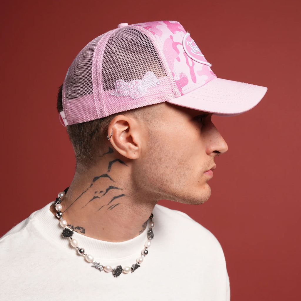 DSVD Wolf Pink White Trucker Hat
