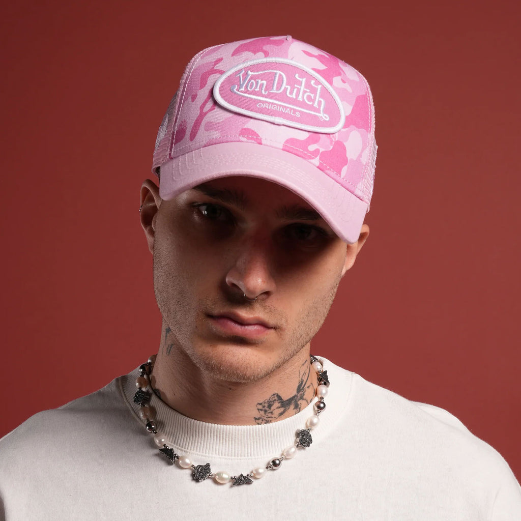 DSVD Wolf Pink White Trucker Hat