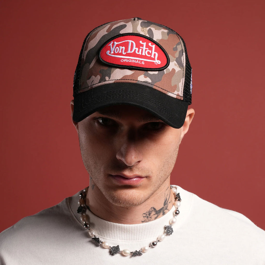 DSVD Wolf  Black Camo Trucker Hat