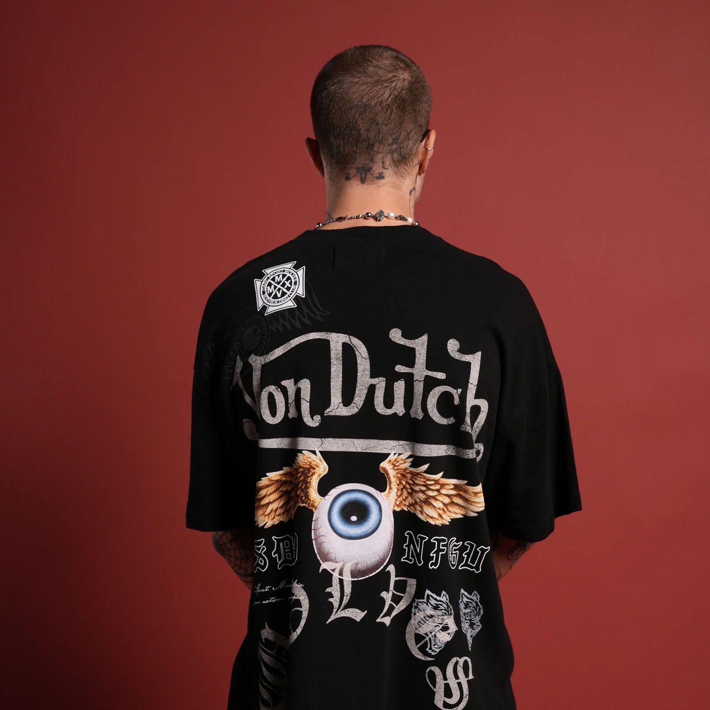 DSVD Wolf NFGU Premium Oversized Black Tee