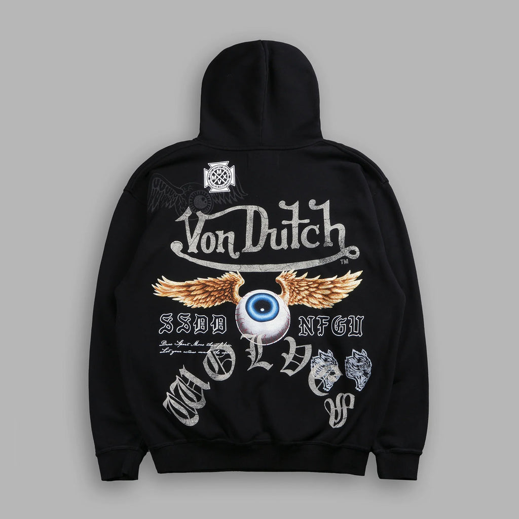 DSVD Wolf NFGU "Pierce" Black Hoodie