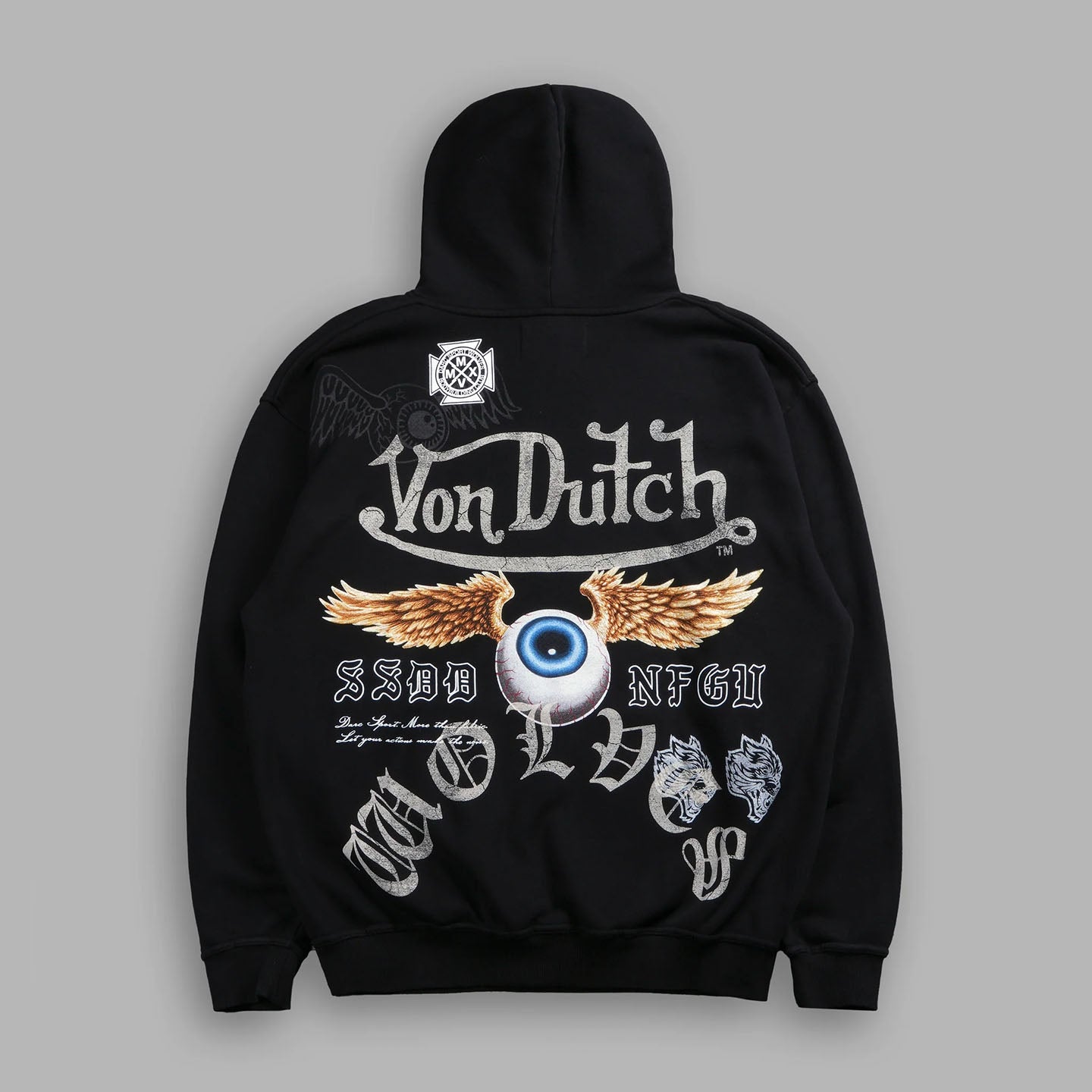 DSVD Wolf NFGU "Pierce" Black Hoodie