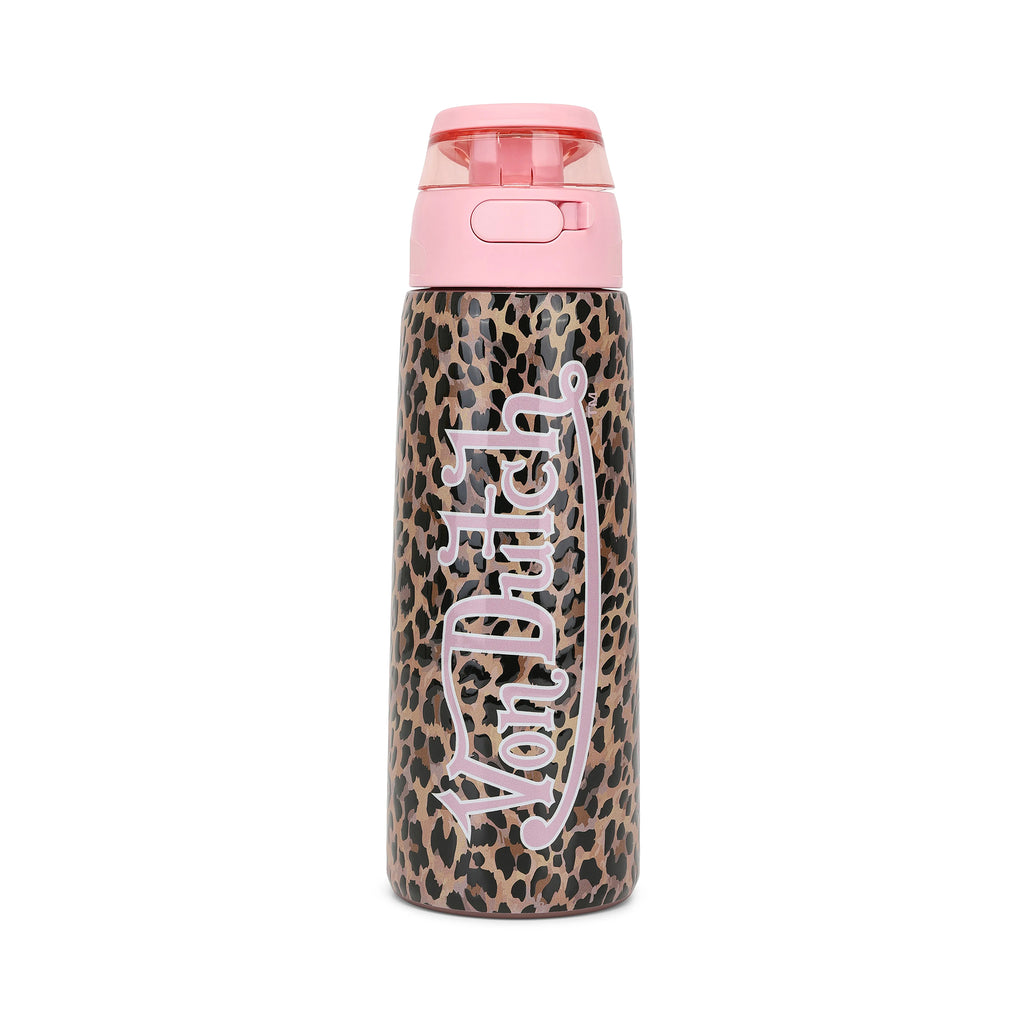 Insulated Water Bottle 26 Oz Leopard