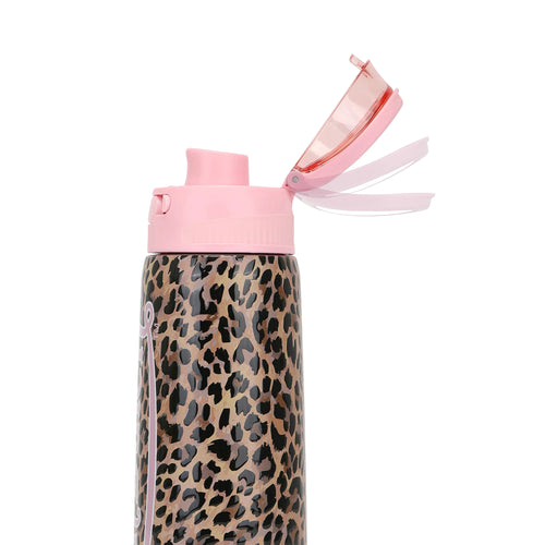 Insulated Water Bottle 26 Oz Leopard