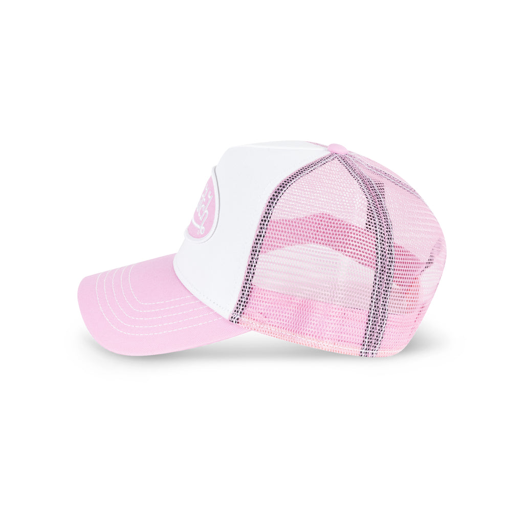 Unisex Trucker Hat Twill Pink