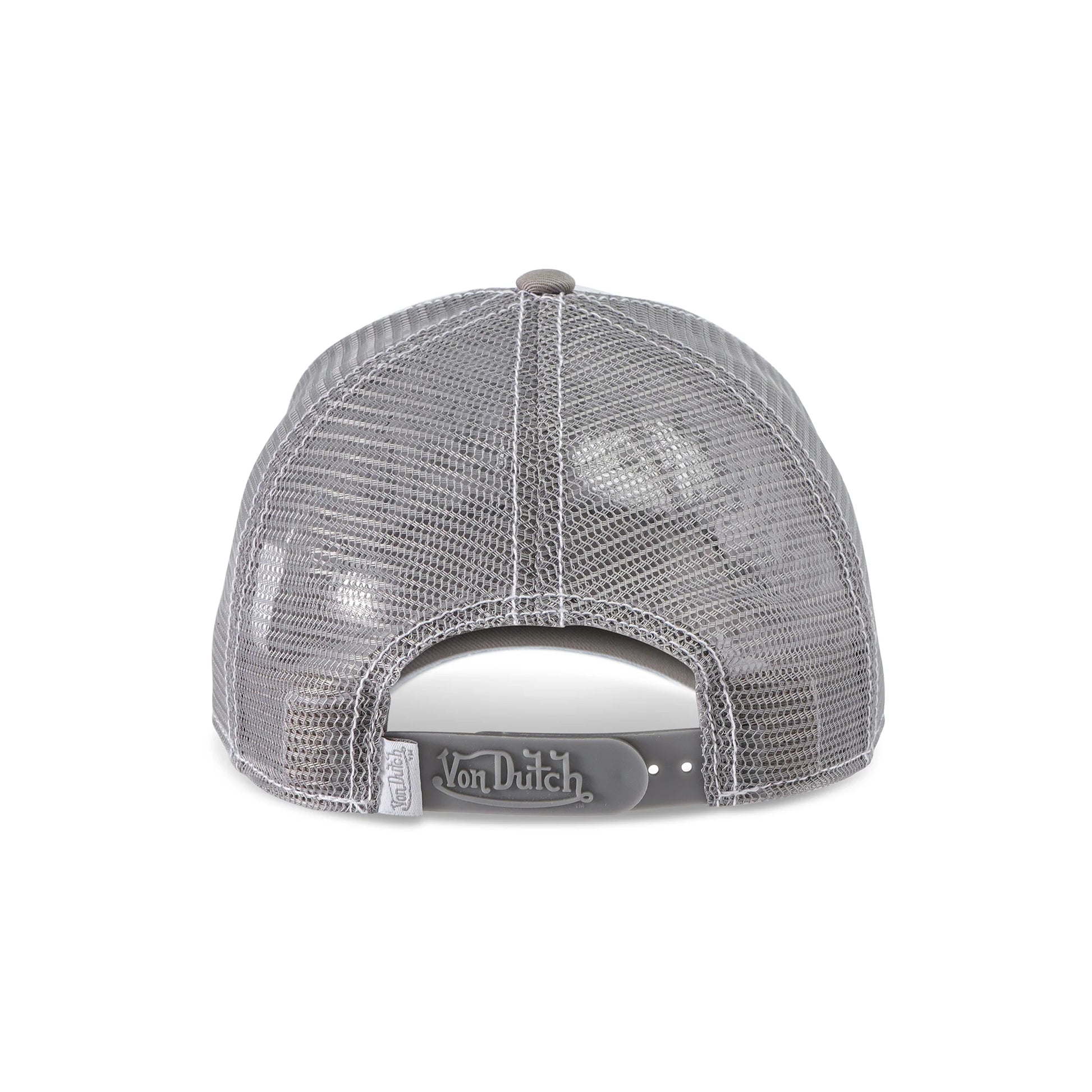 Unisex Twill White Grey Trucker Hat