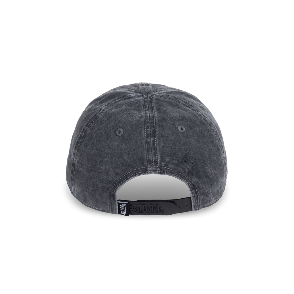 Distressed Dad Cap Washed Black Pink