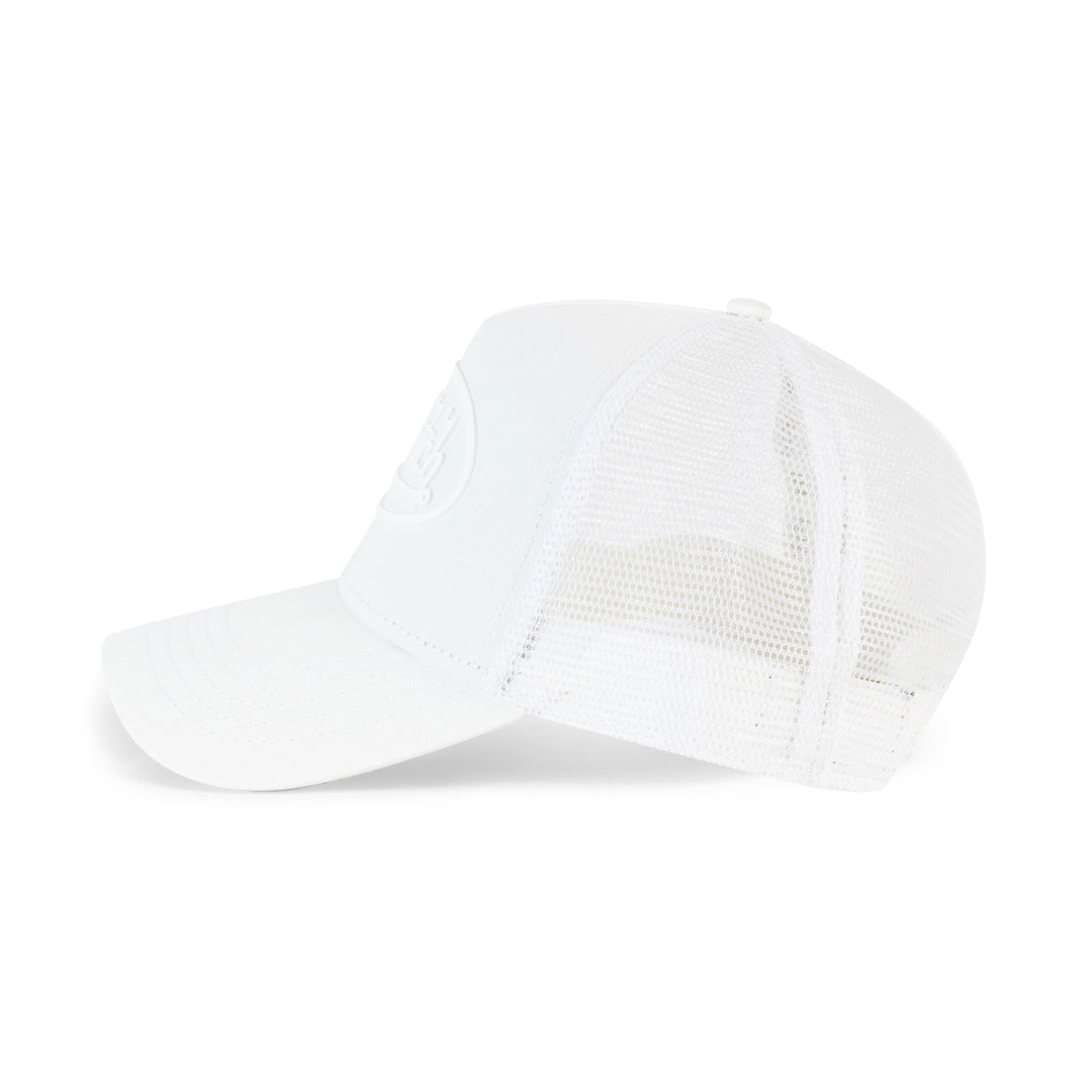 Unisex White Trucker Hat