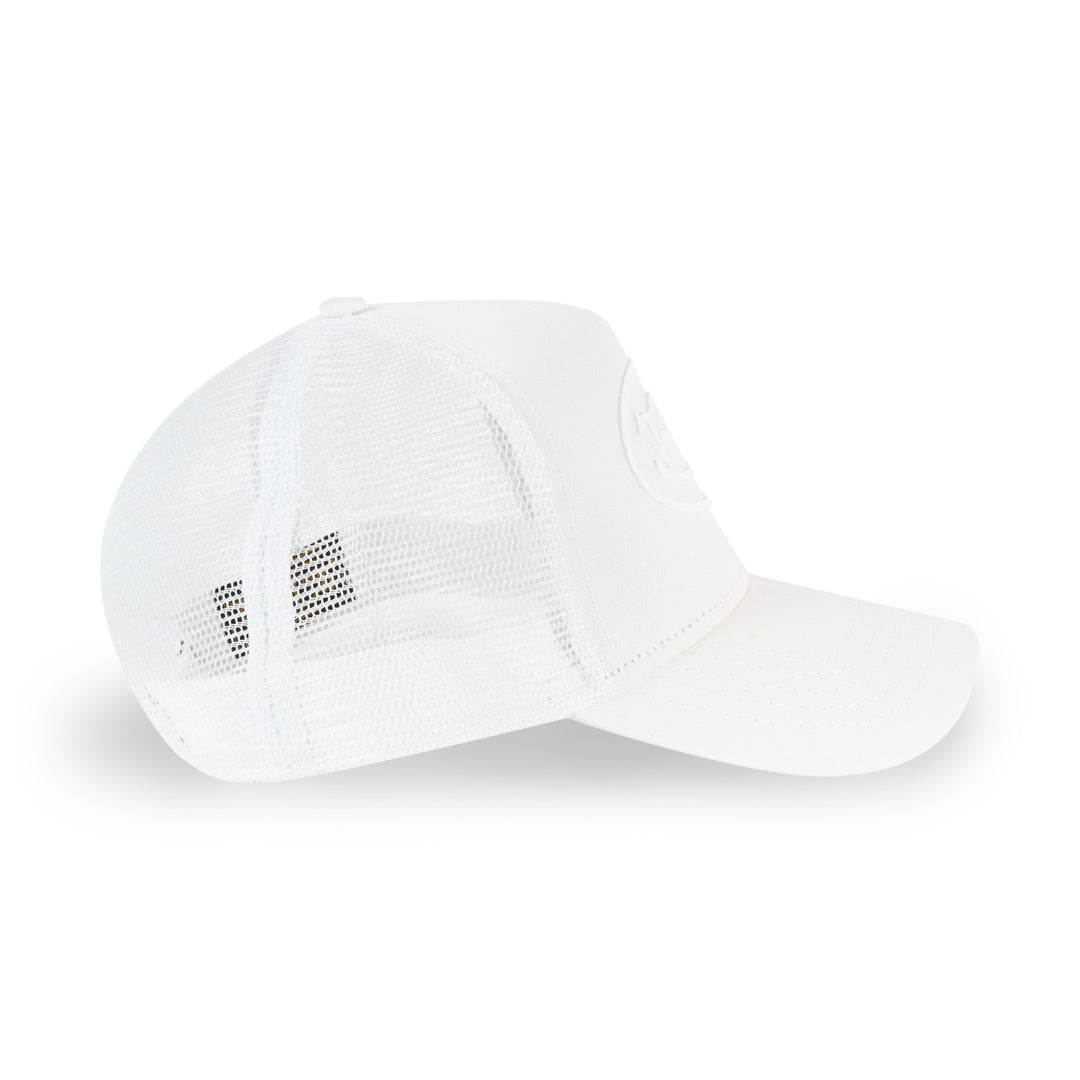 Unisex White Trucker Hat