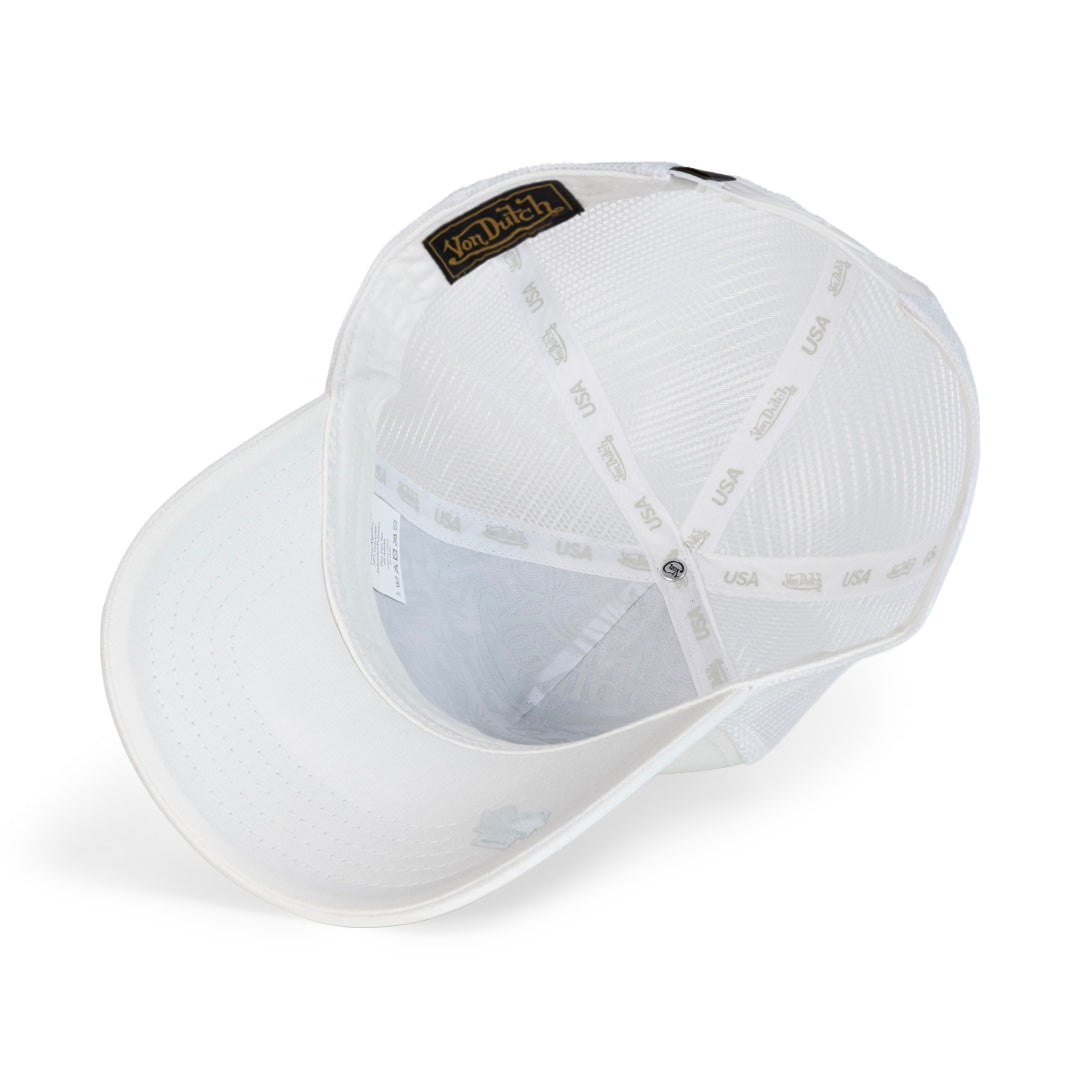 Unisex White Trucker Hat