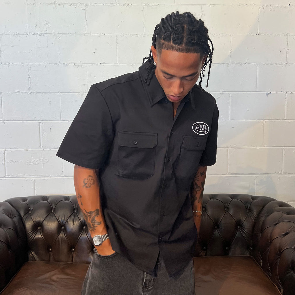 Oval Logo Button Up Shirt