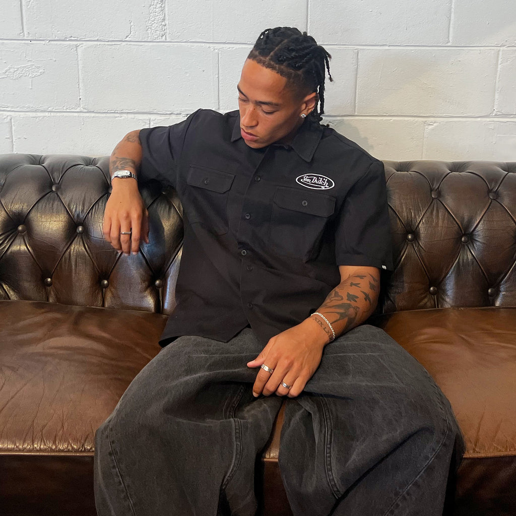 Oval Logo Button Up Shirt