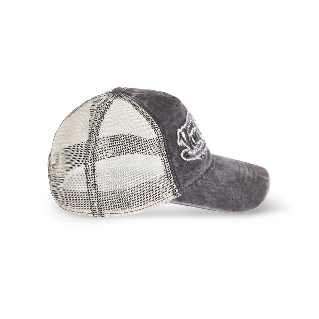 Unisex Trucker Hat Washed Twill Brown Khaki