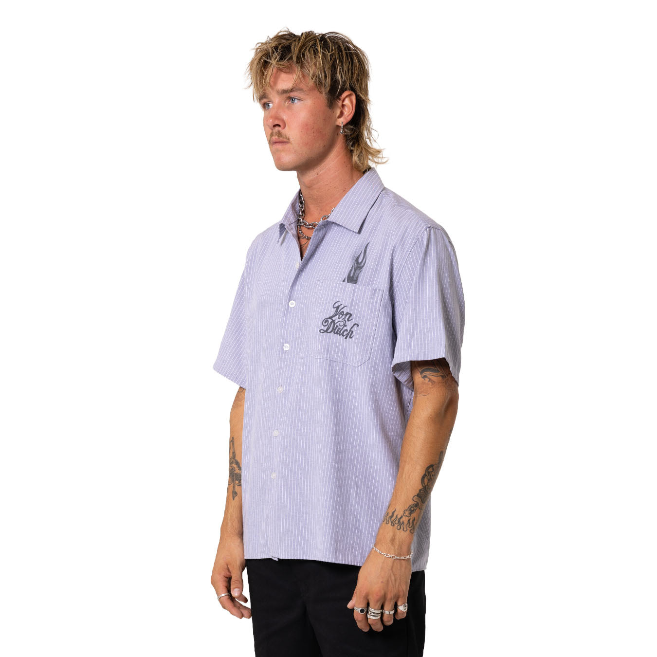 Flying Eye Striped Shirt