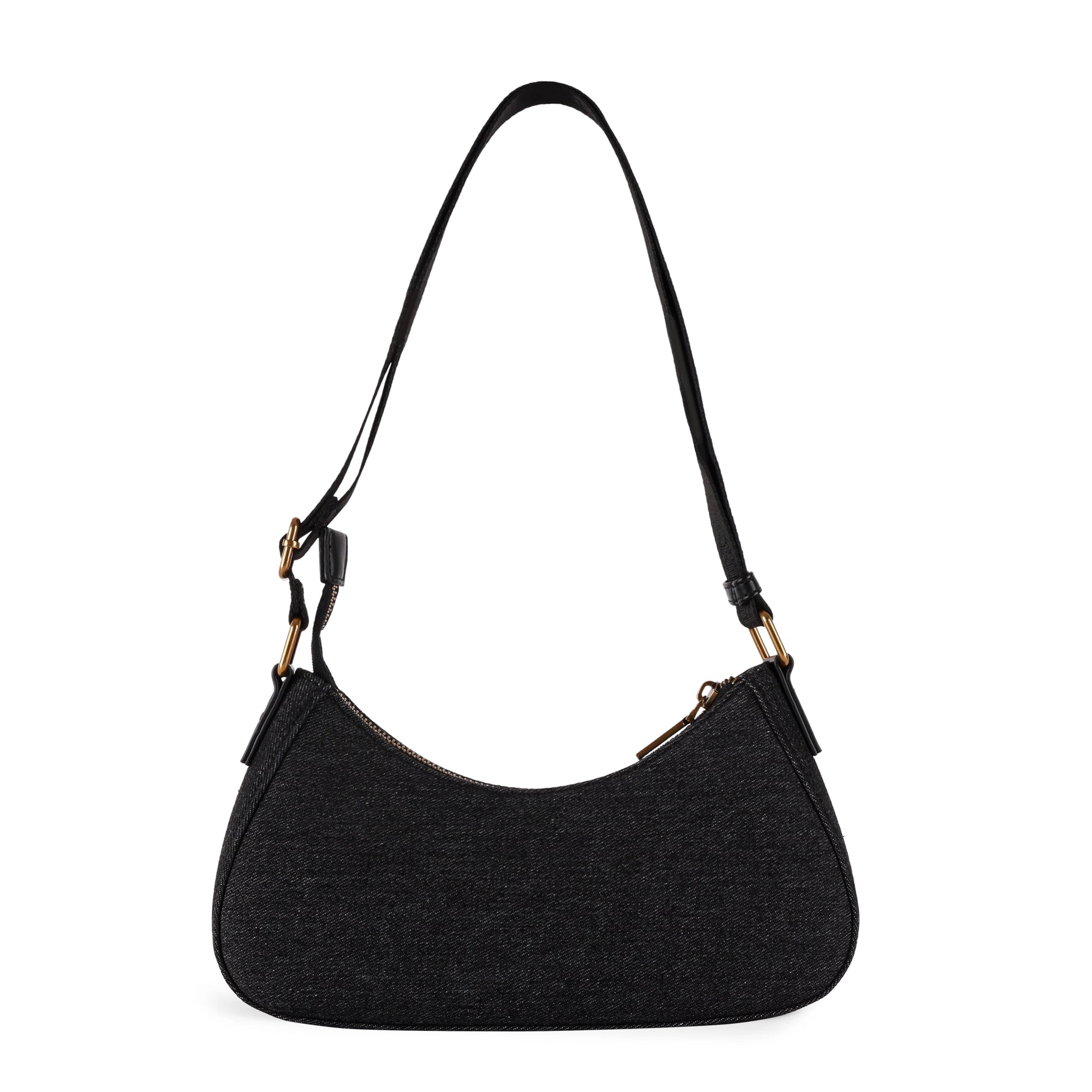 Amy Dirty Denim Dirty Black Shoulder Bag