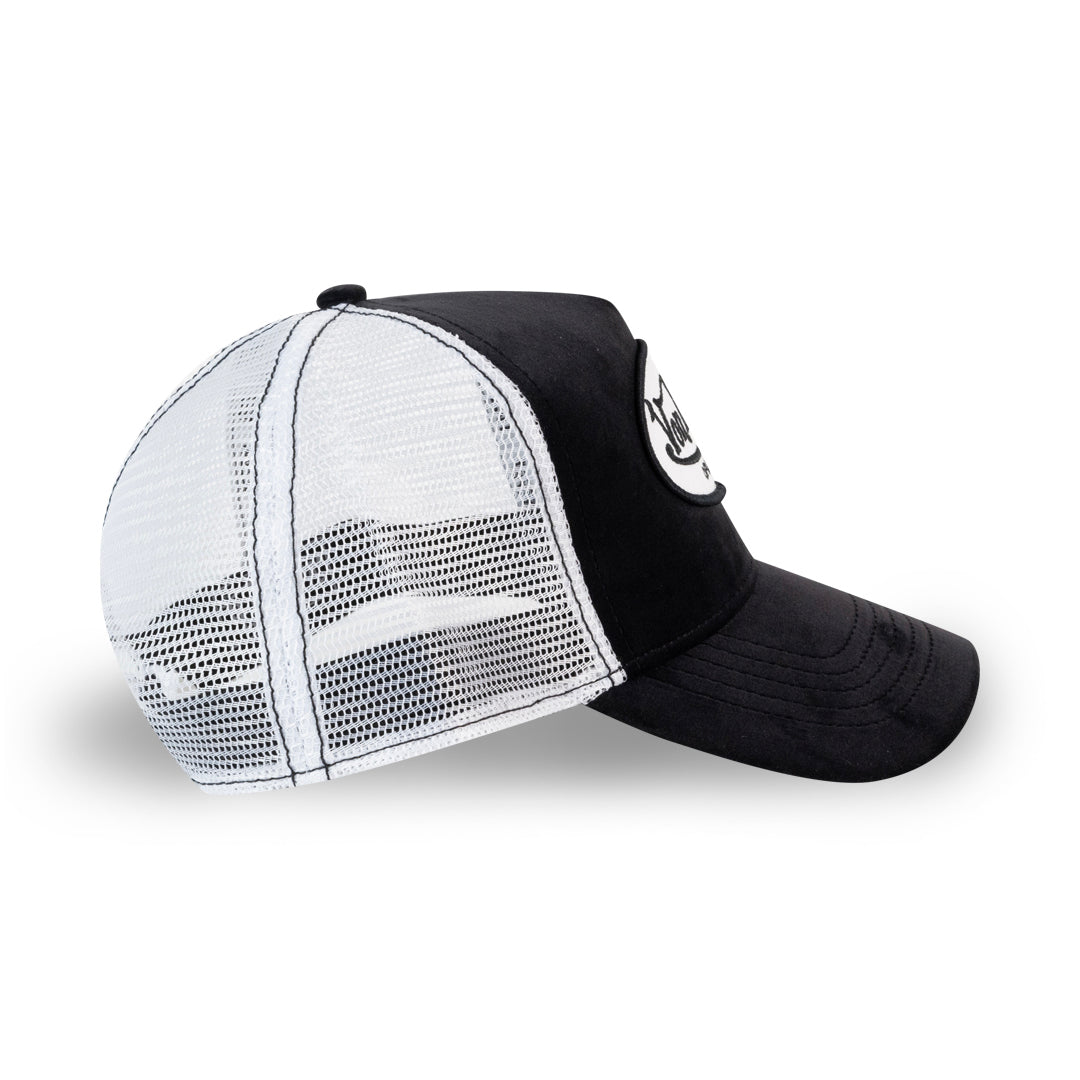 Velvet Originals Patch Black-White Trucker Hat