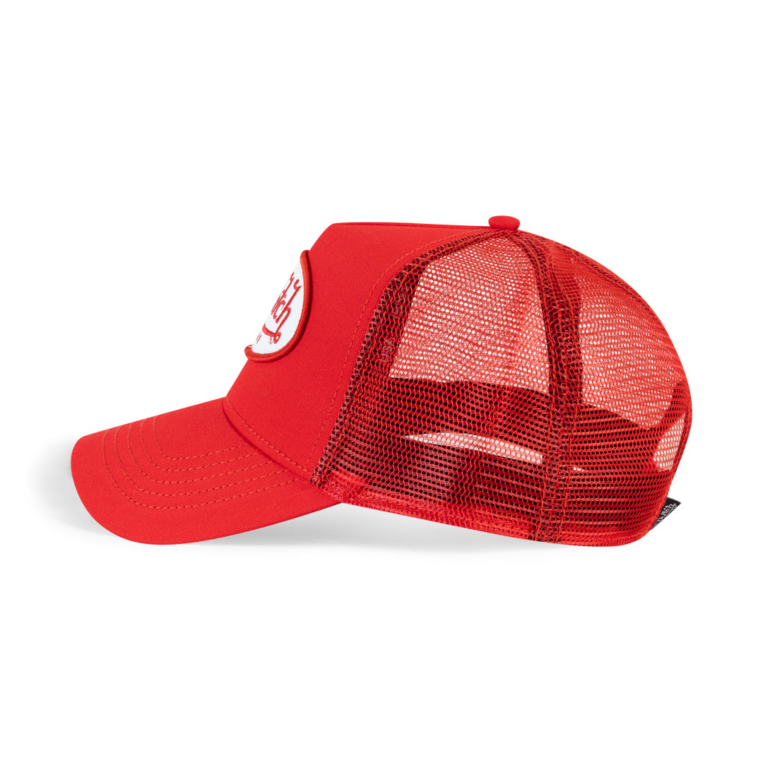 Twill Originals Patch Red Trucker Hat