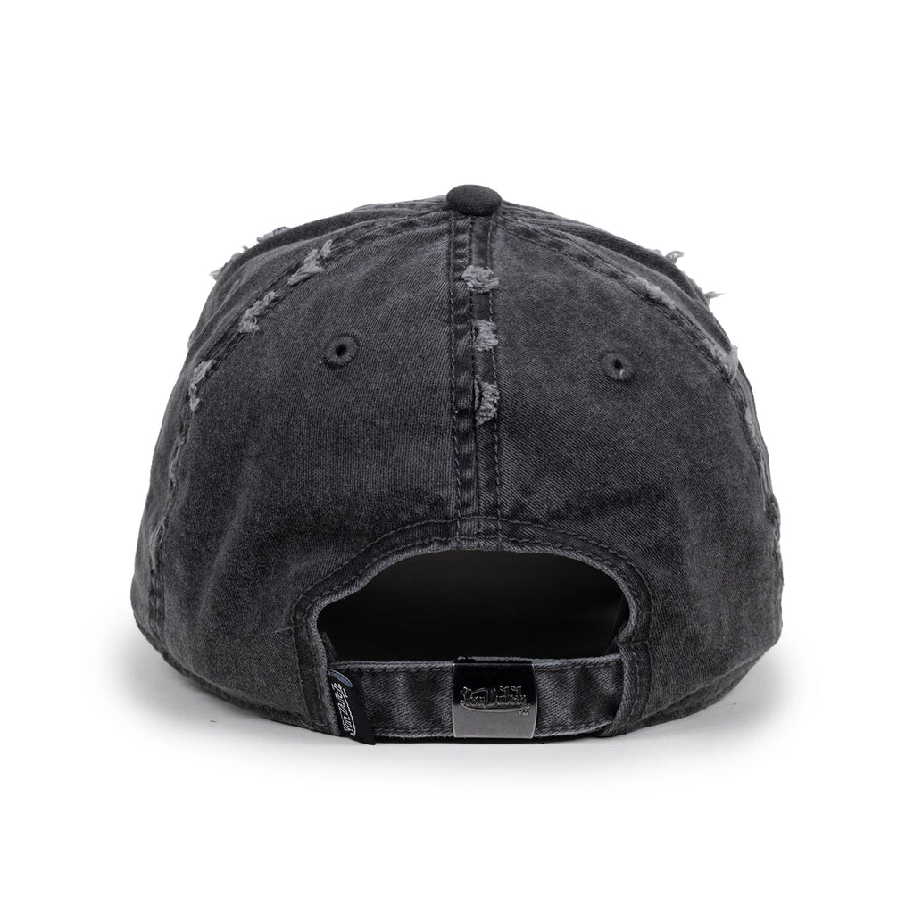 Flying Eyeball Crossed Bones Black Dad Cap