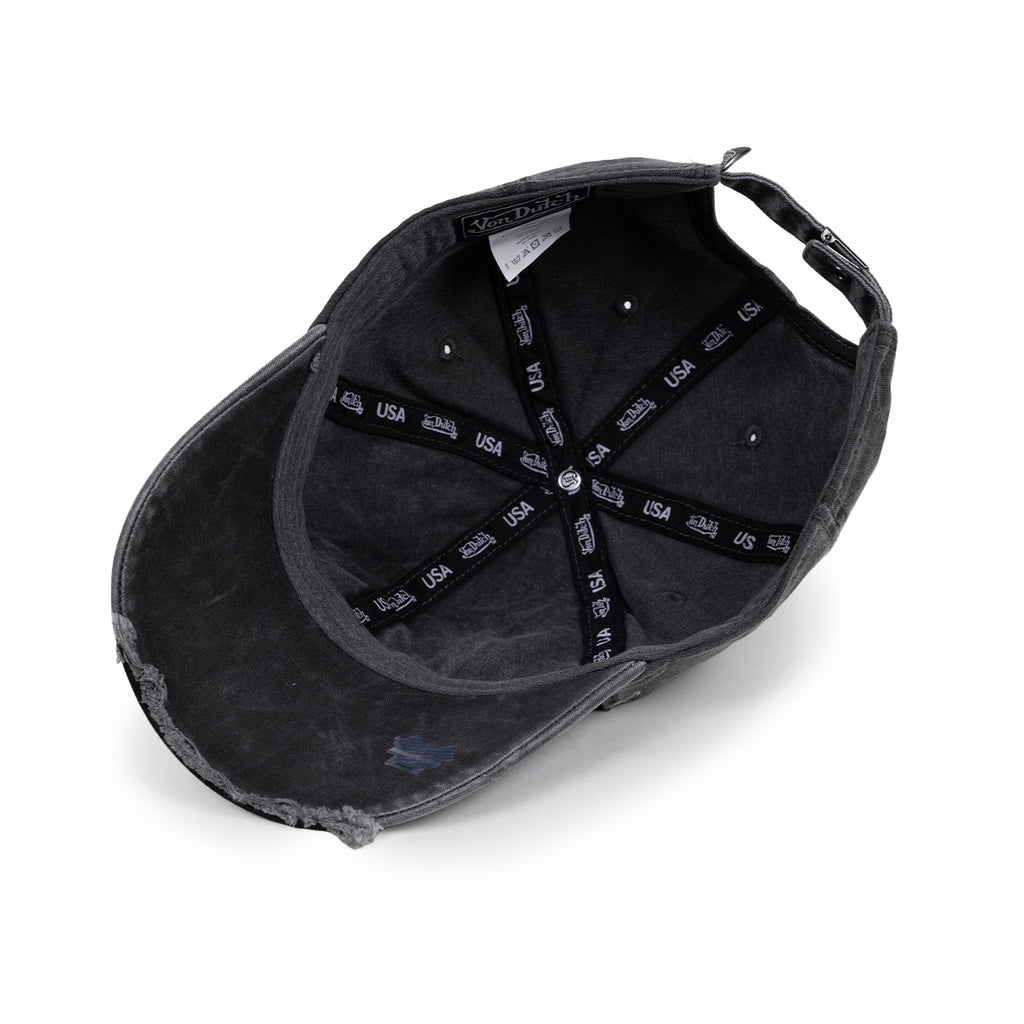 Flying Eyeball Crossed Bones Black Dad Cap