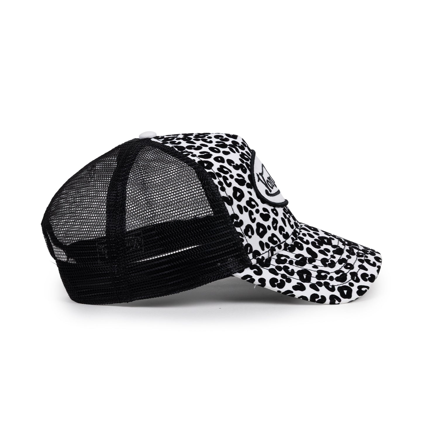 Twill Patch Black White Trucker Hat