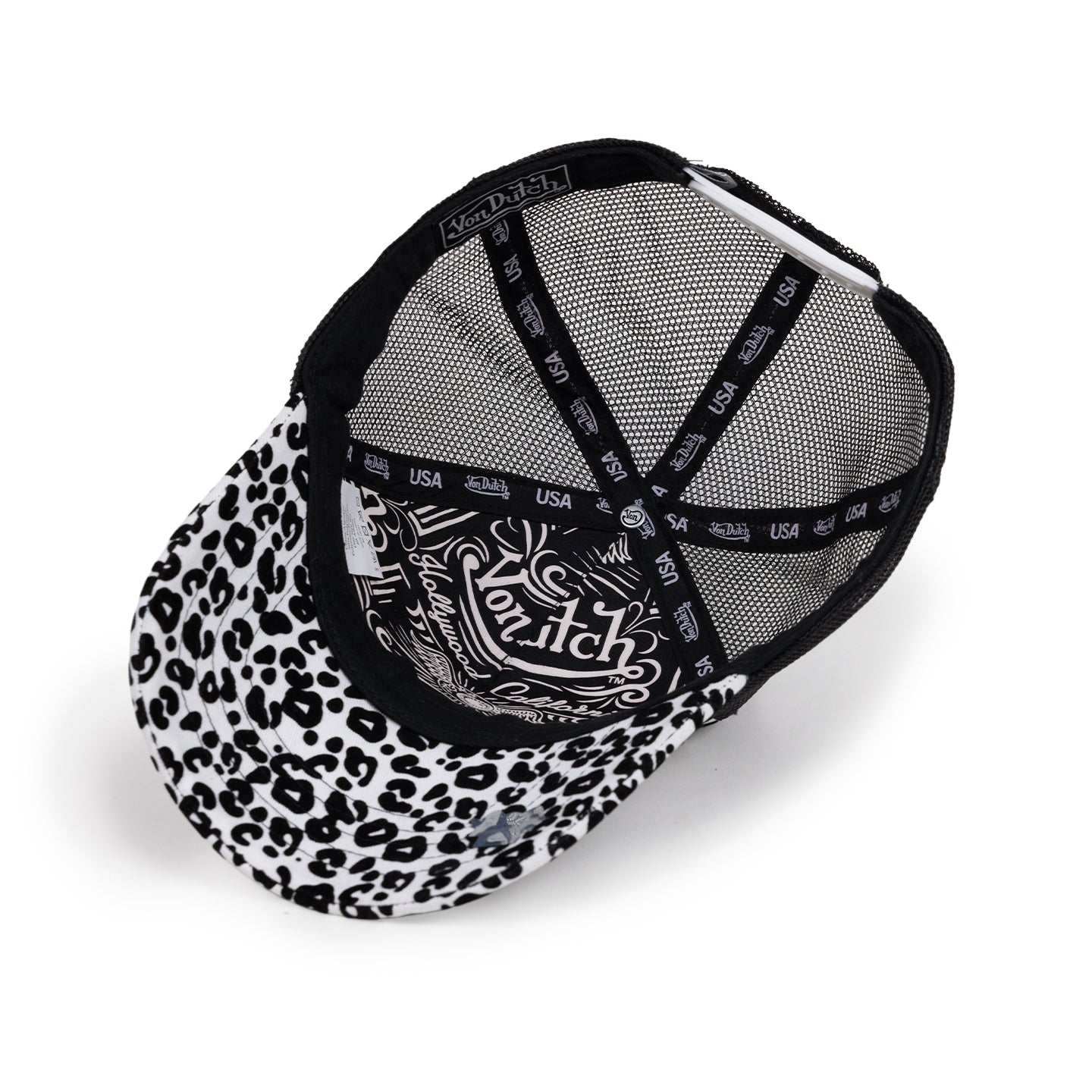 Twill Patch Black White Trucker Hat