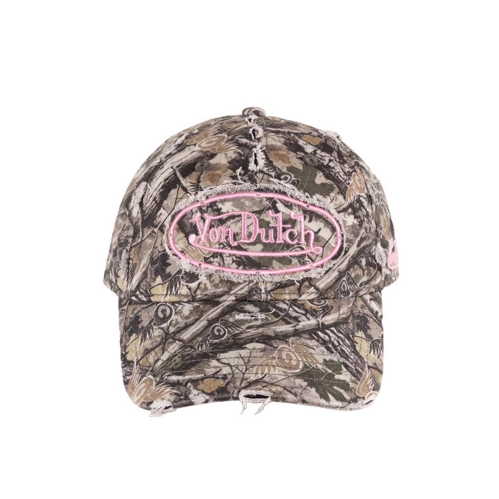 Eyecamo Destroyed Dad Cap Washed Camo