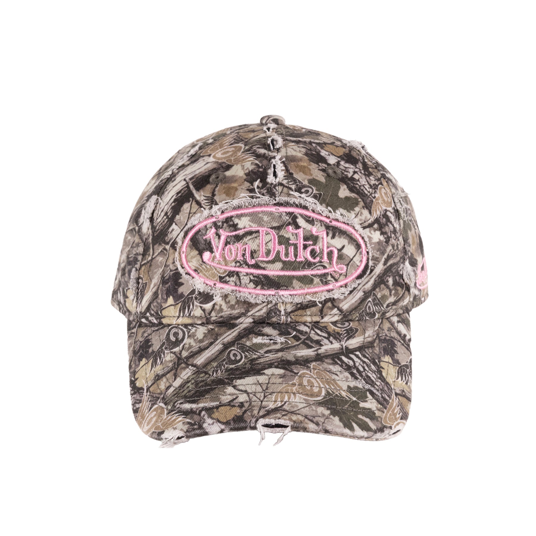 Eyecamo Destroyed Dad Cap Washed Camo