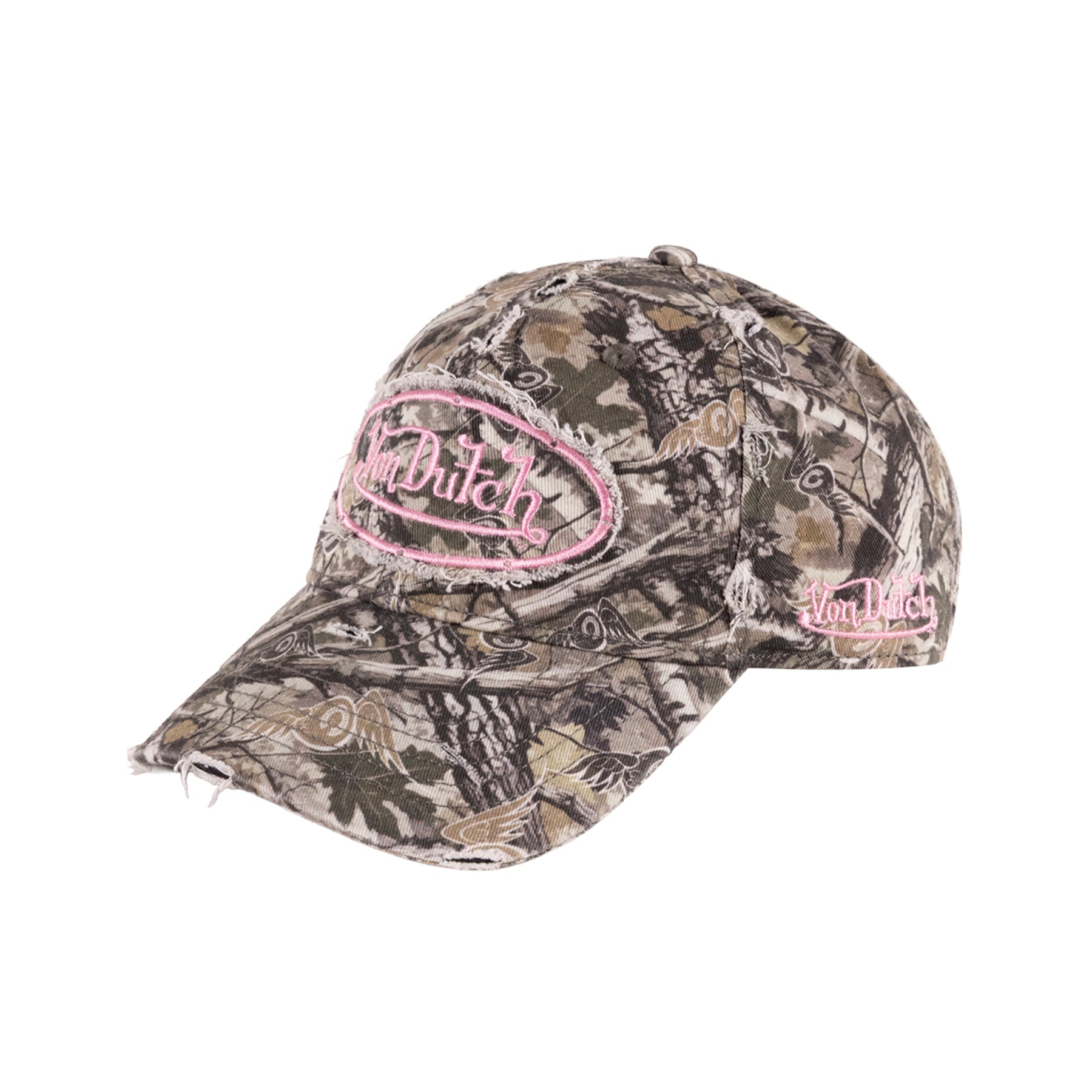 Eyecamo Destroyed Dad Cap Washed Camo