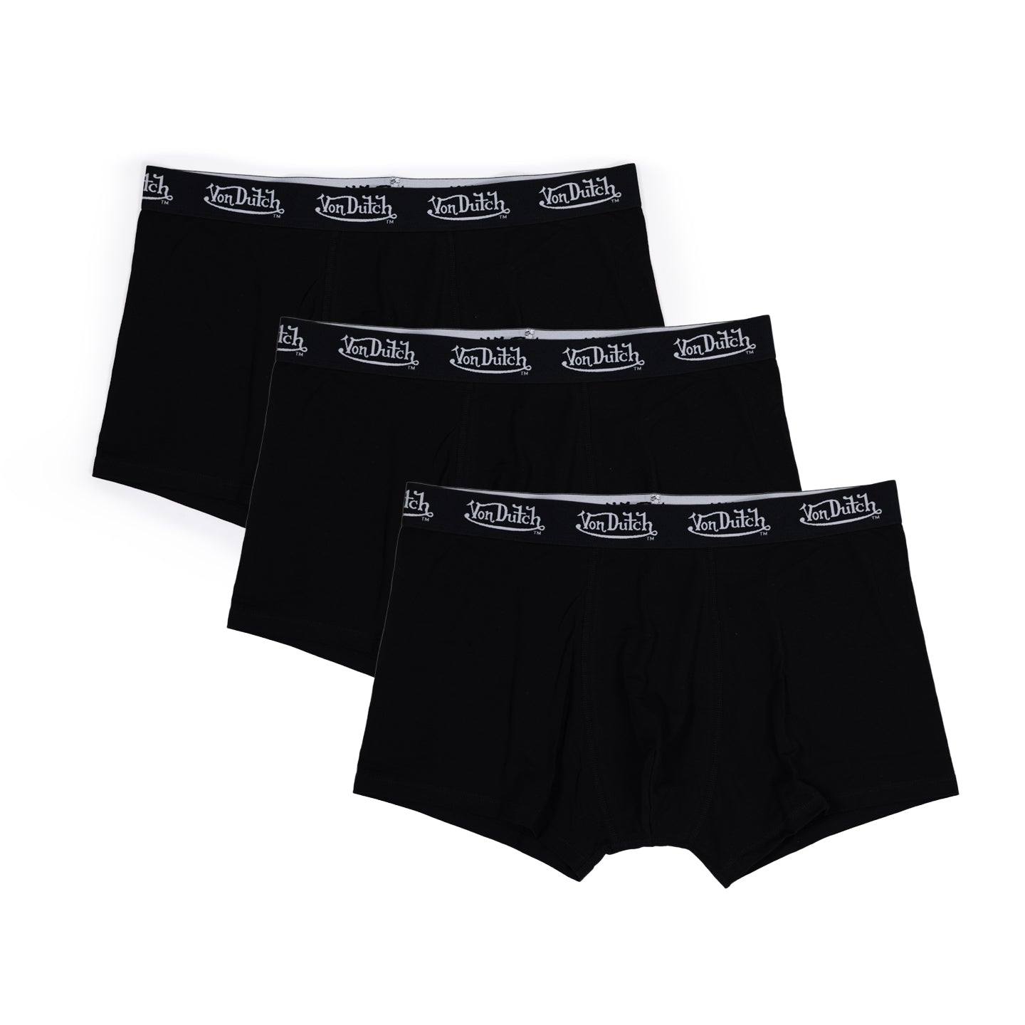 Mens Black Trunks 3 Pack