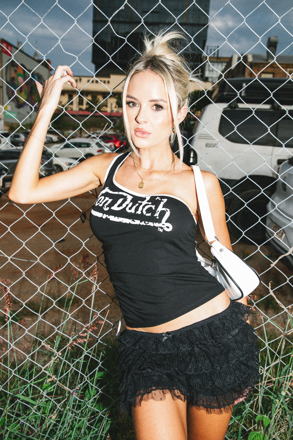 Asymmetric One Shoulder Tank Top