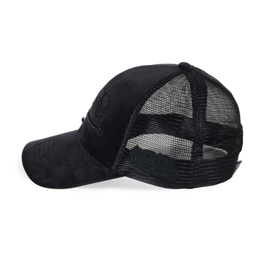 Signature Black Velvet Trucker Hat