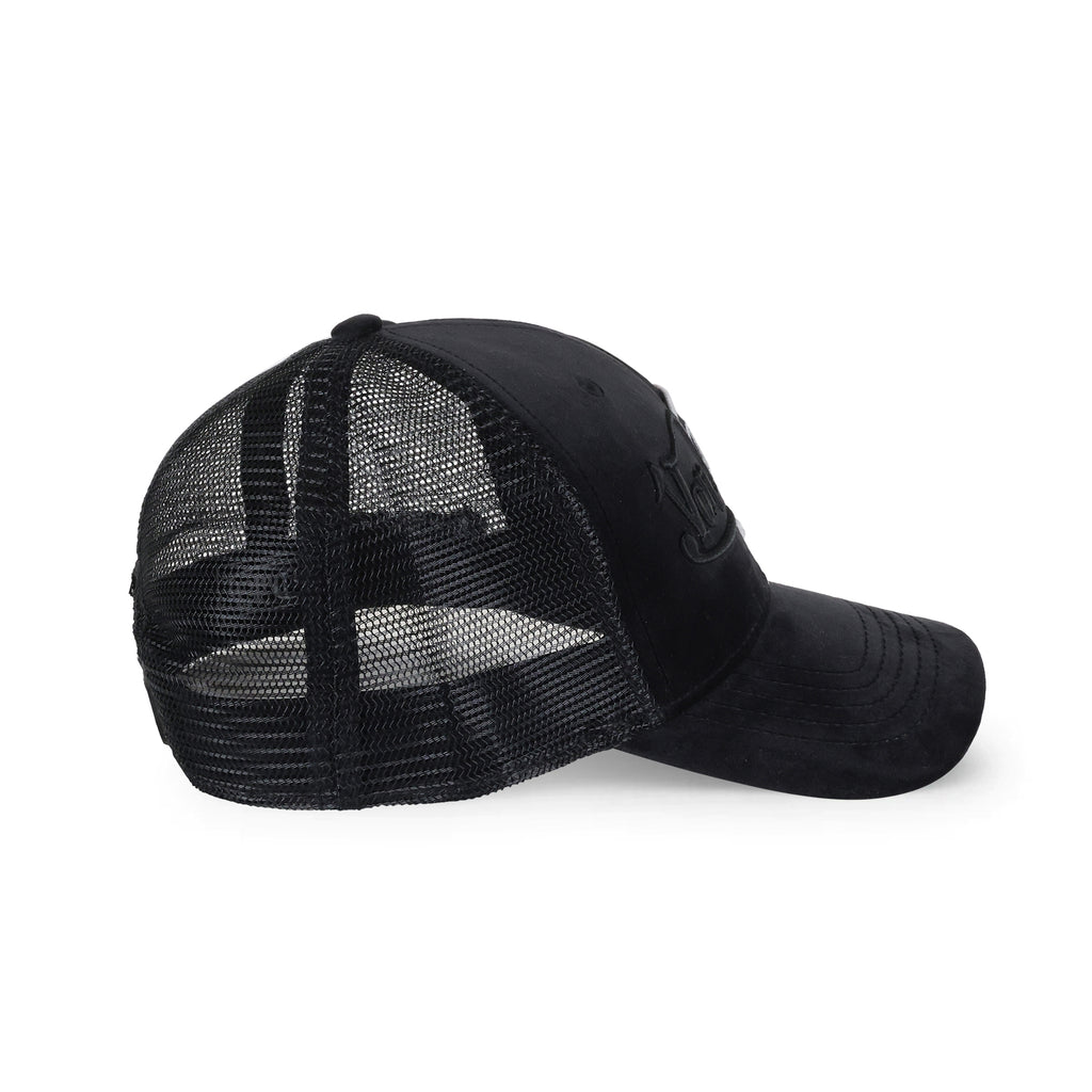 Signature Black Velvet Trucker Hat