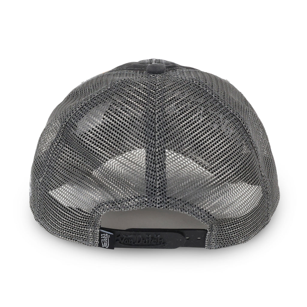 Distressed Old Originals Black & Grey Trucker Hat