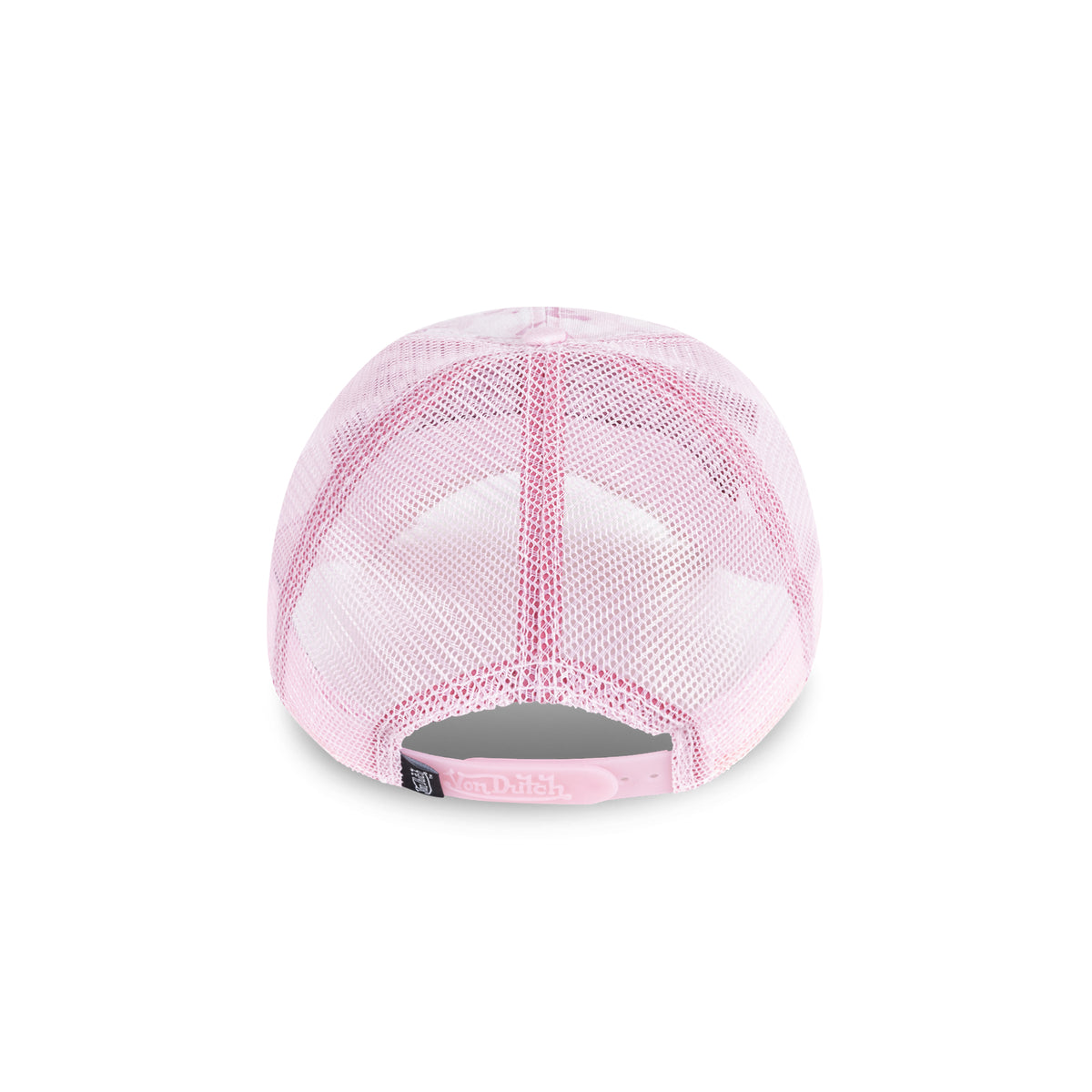 Distressed Trucker Hat Pink Camo