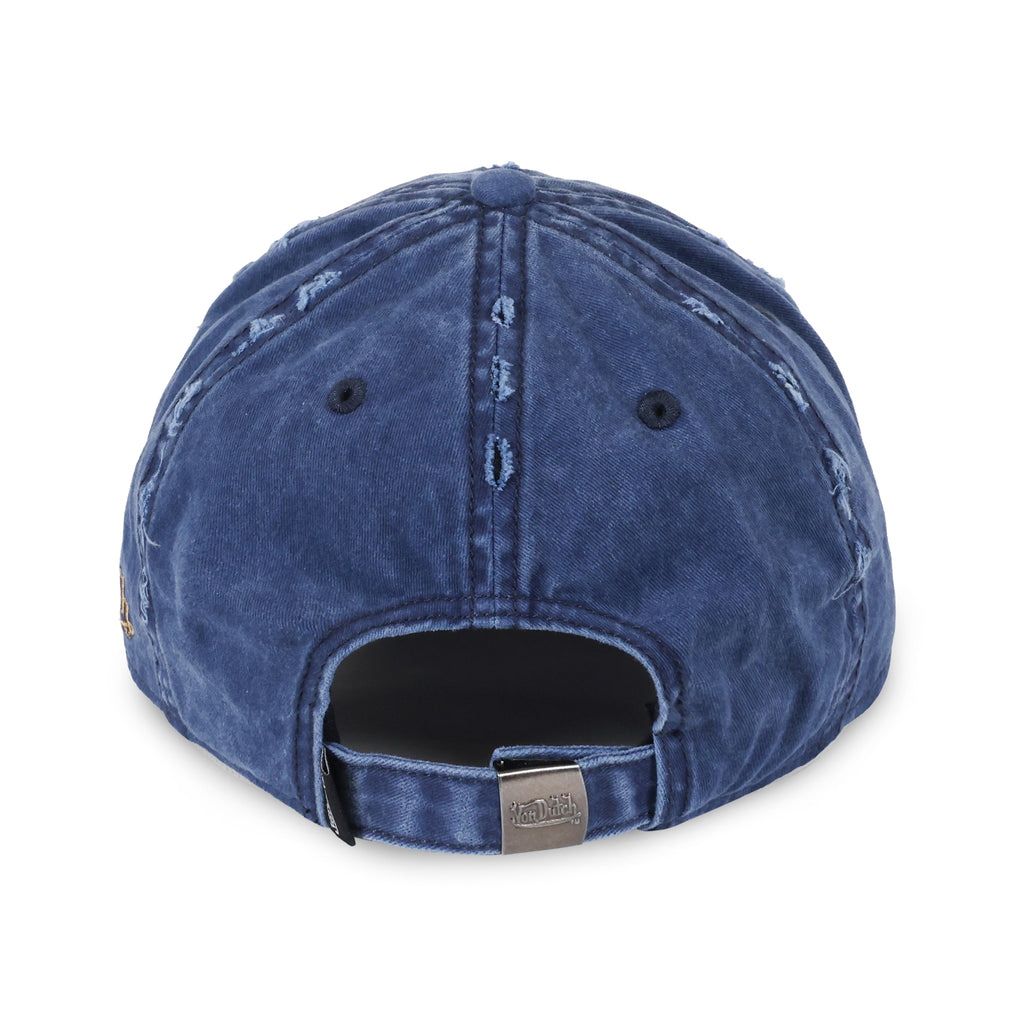 Chain Stitch Dark Navy Dad Cap
