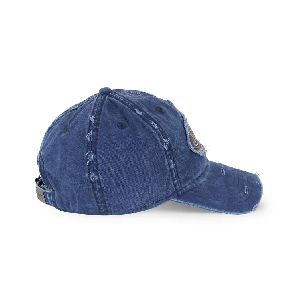 Chain Stitch Dark Navy Dad Cap