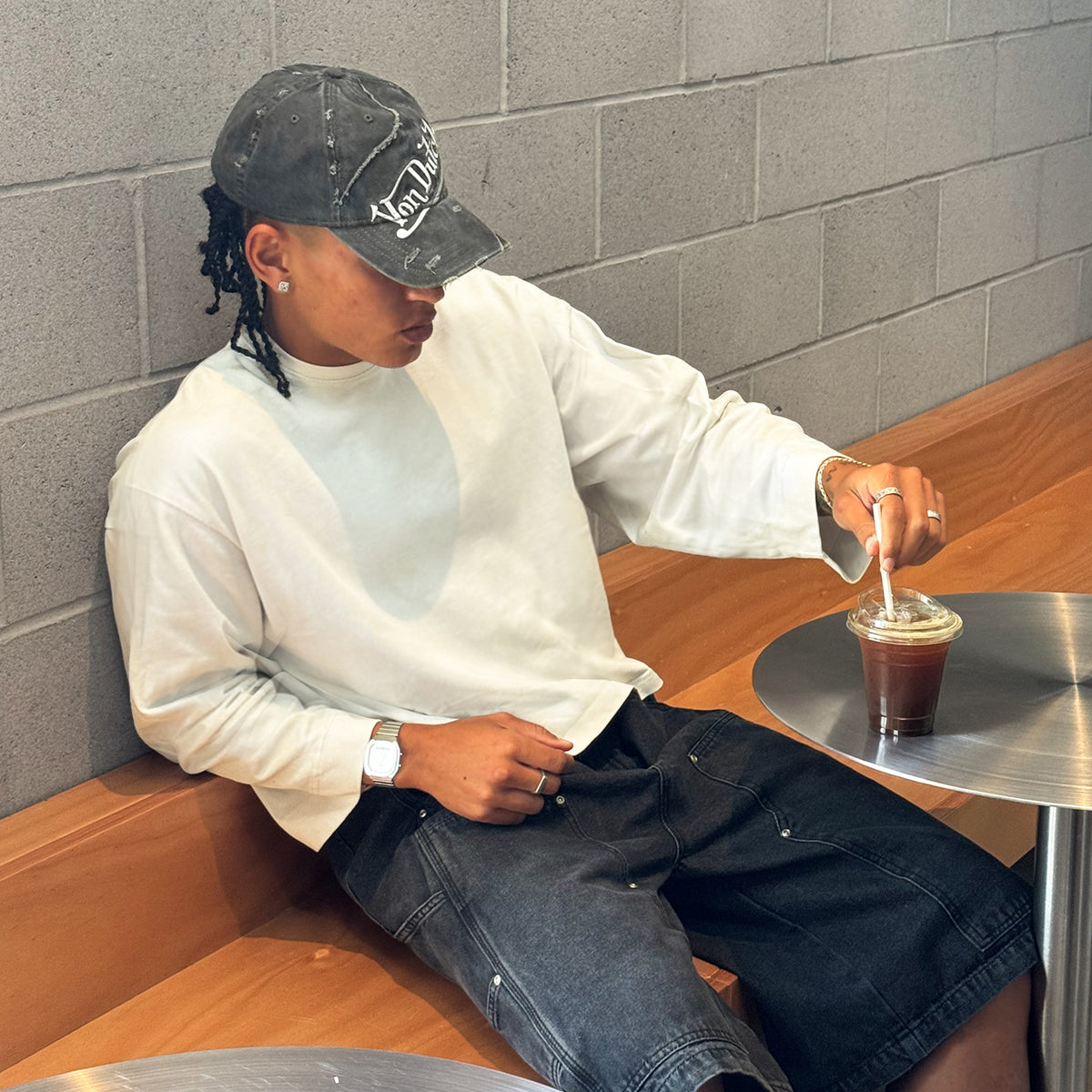 Reworked Dad Cap Washed Black
