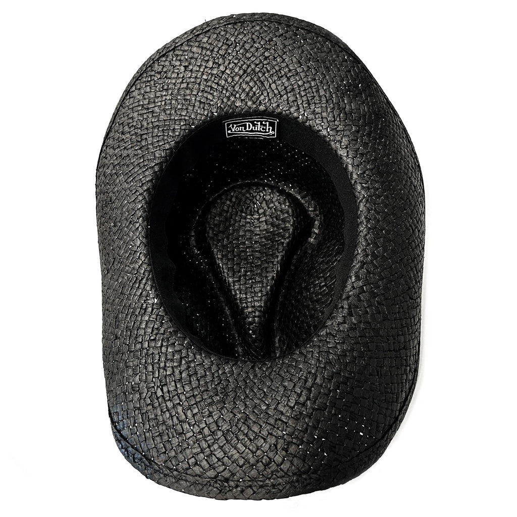 Patch Black & White Cowboy  Hat