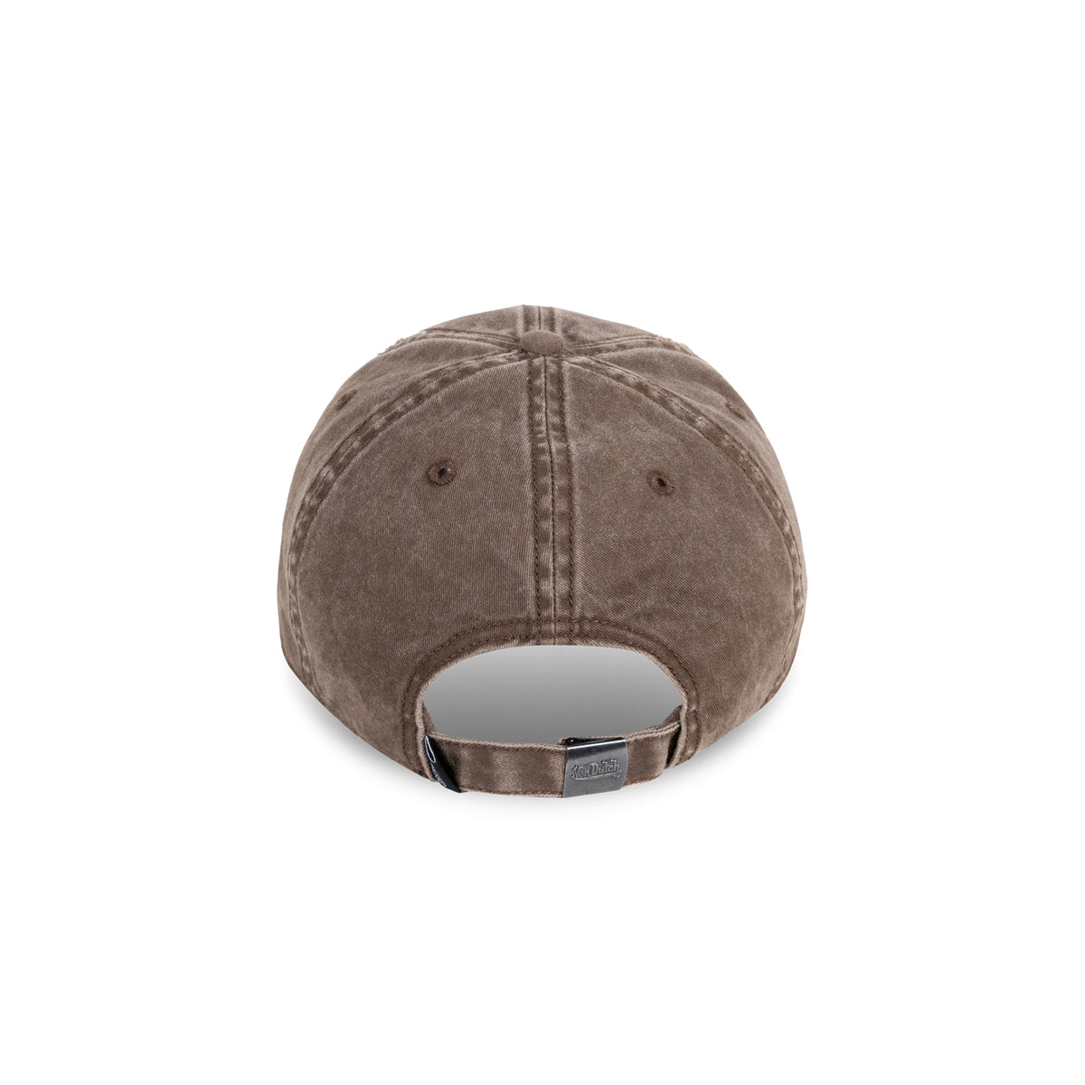 Distressed Denim Dad Cap Washed Brown
