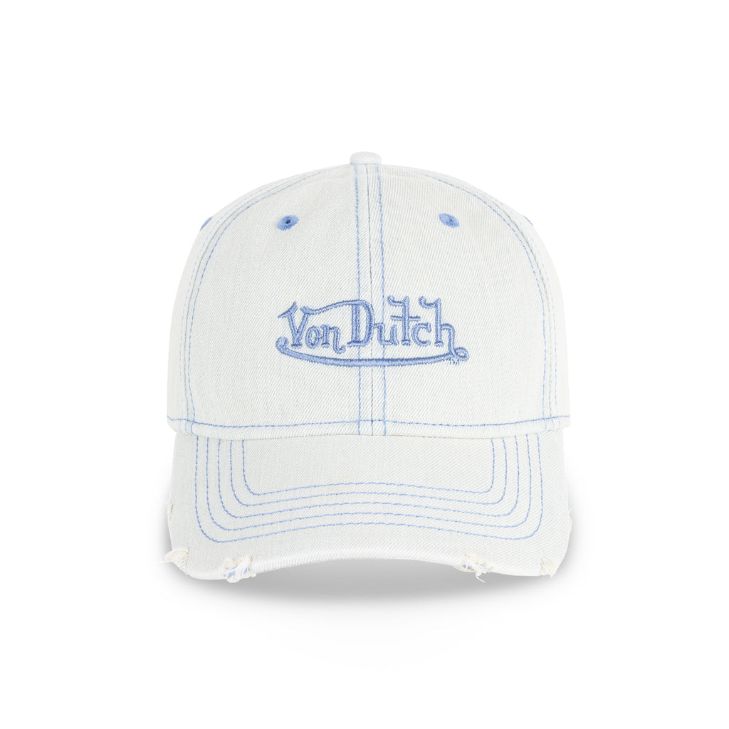 Overdye Dad Cap Light Blue Bleached