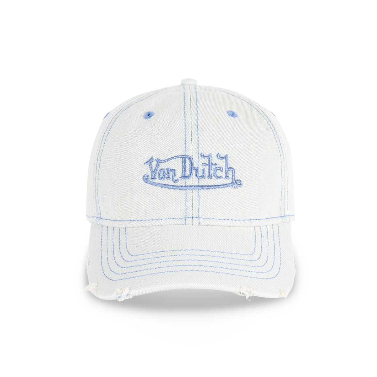 Overdye Dad Cap Light Blue Bleached