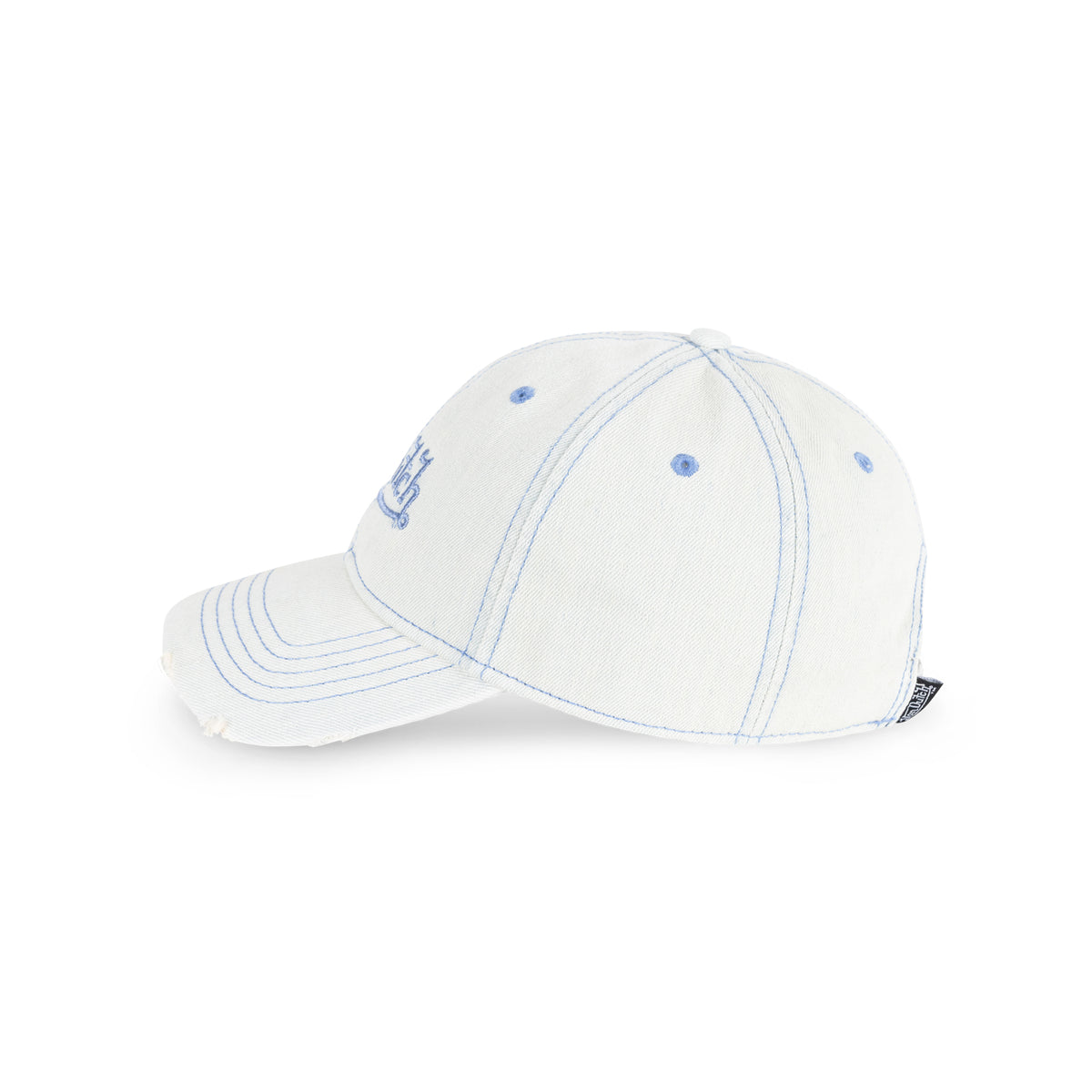 Overdye Dad Cap Light Blue Bleached