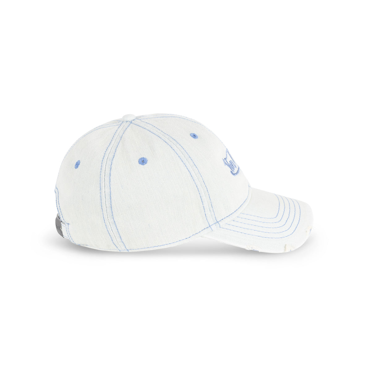 Overdye Dad Cap Light Blue Bleached